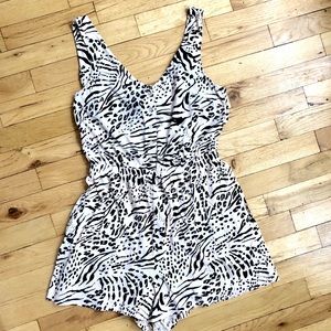 Leopard Print Romper